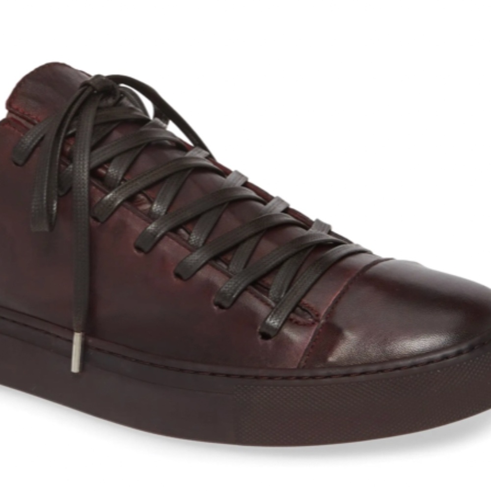Reed Low Top Lace-up Sneaker In Bordeaux